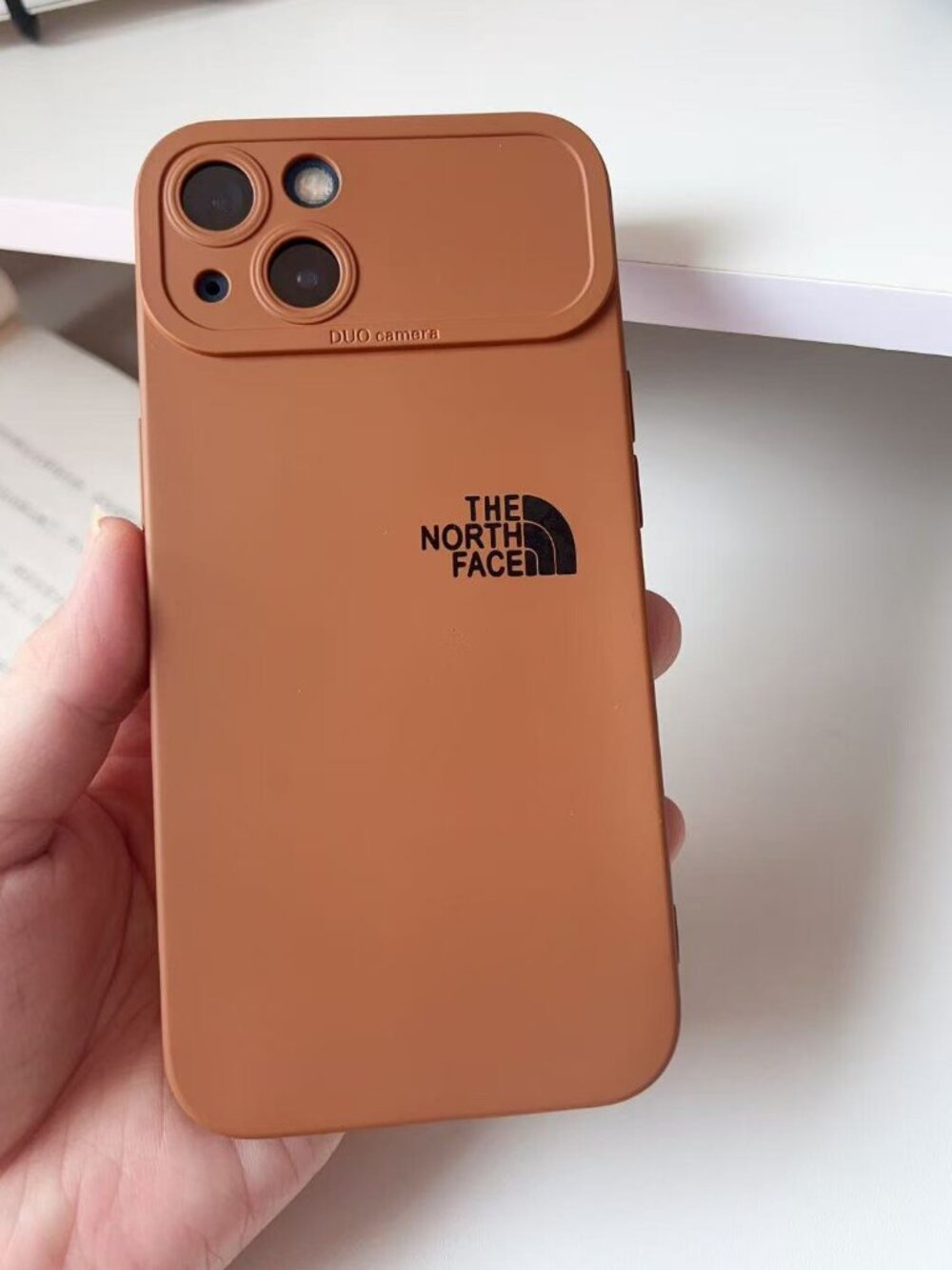 Warm Brown The North Face Case for iPhone